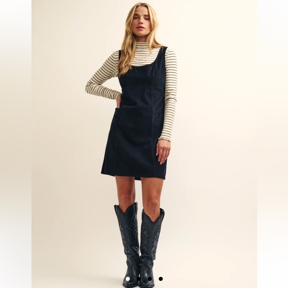 Nobody’s Child Black Cord Valentina Mini Dress